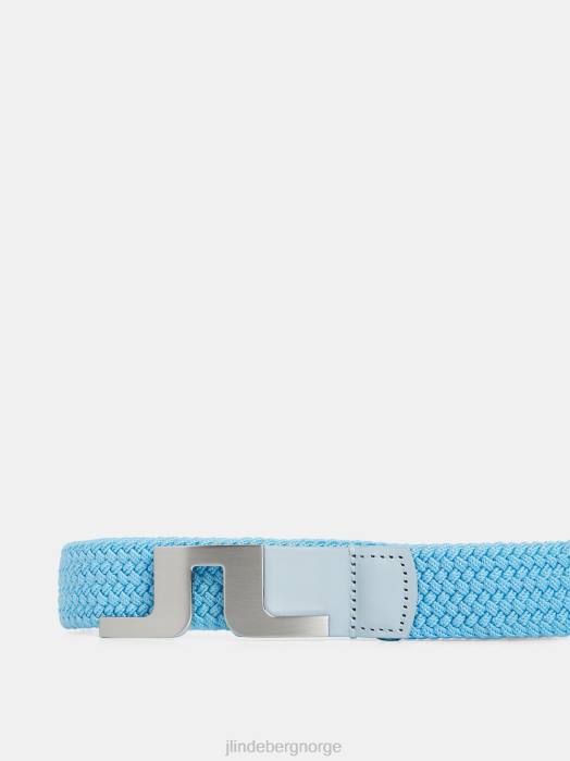 J.Lindeberg kvinner lykke flettebelte liten gutt blå tilbehør F8641951