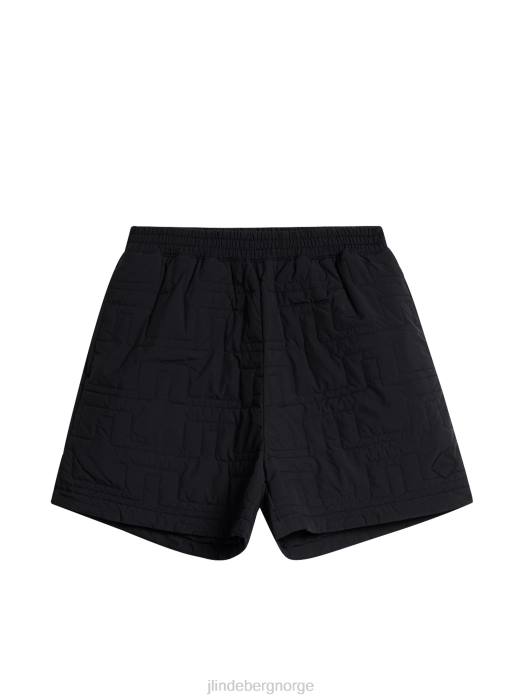 J.Lindeberg kvinner blomstrede shorts svart klær F8641697
