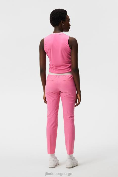 J.Lindeberg kvinner elle bukse azalea rosa klær F8641717