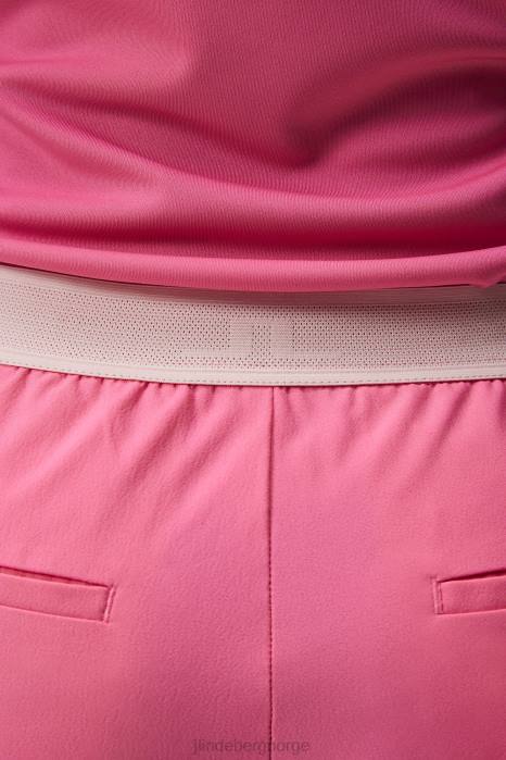 J.Lindeberg kvinner elle bukse azalea rosa klær F8641717