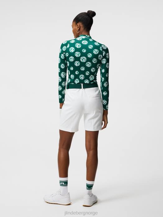 J.Lindeberg kvinner gwen lange shorts hvit klær F8641748