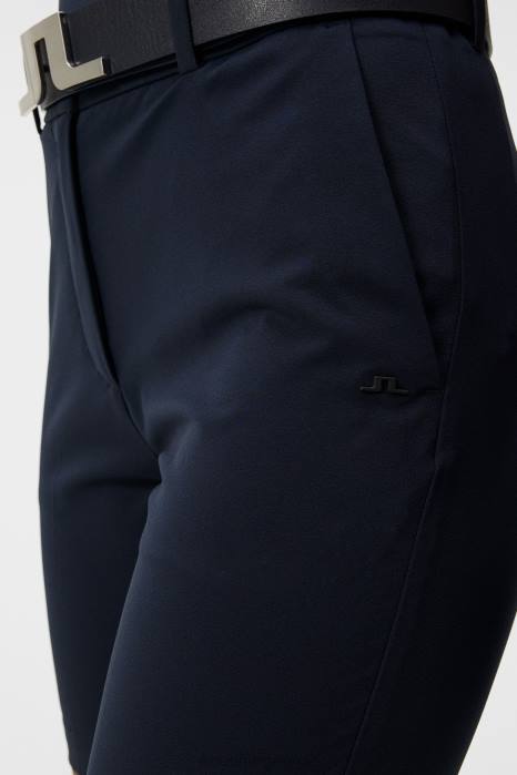 J.Lindeberg kvinner gwen lange shorts marinen klær F8641750