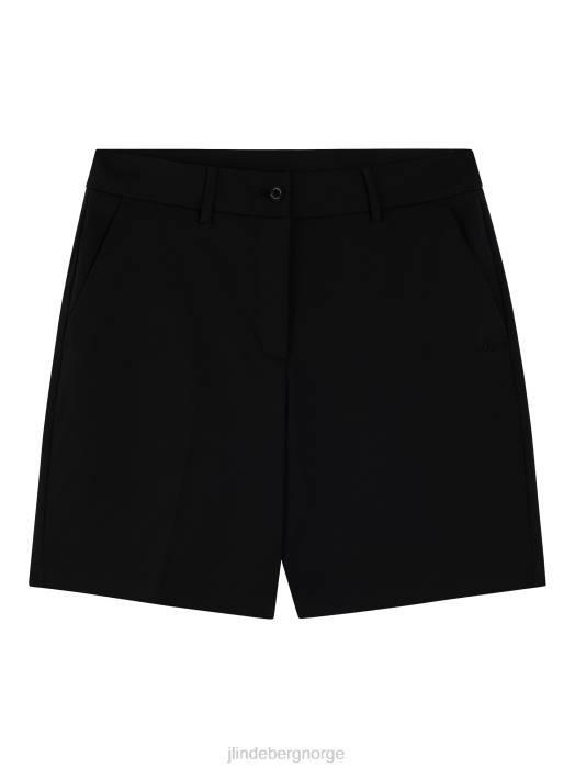 J.Lindeberg kvinner gwen lange shorts svart klær F8641749