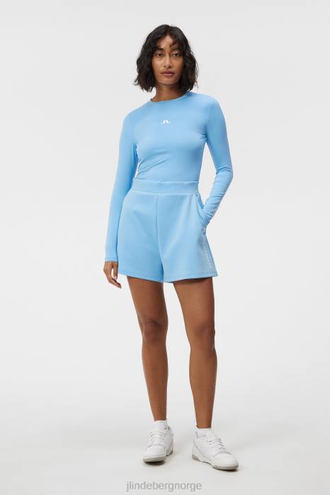 J.Lindeberg kvinner iniko shorts liten gutt blå klær F8641707