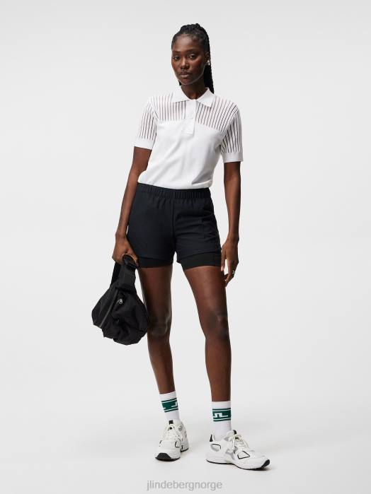 J.Lindeberg kvinner mila shorts svart klær F8641718