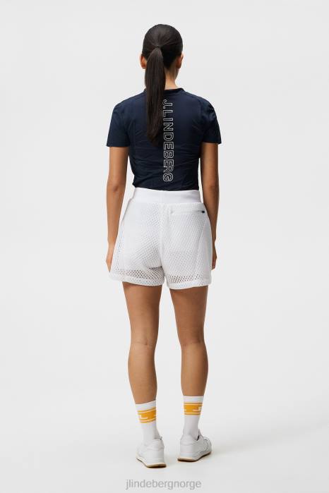 J.Lindeberg kvinner misha mesh-shorts hvit klær F8641727