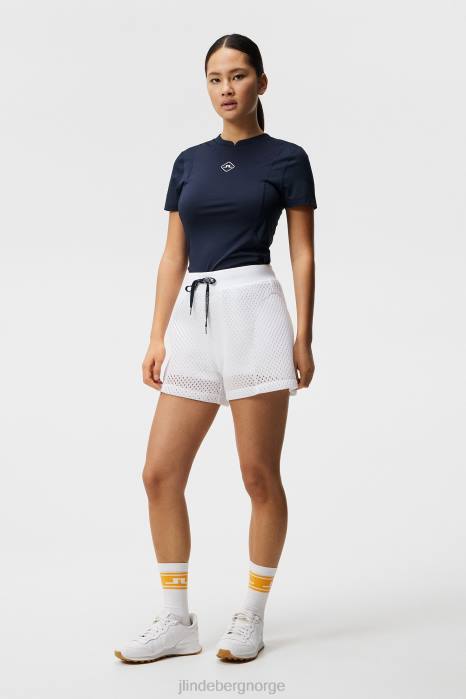 J.Lindeberg kvinner misha mesh-shorts hvit klær F8641727