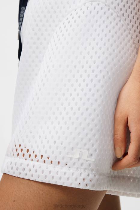 J.Lindeberg kvinner misha mesh-shorts hvit klær F8641727