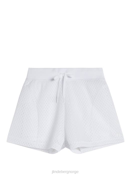 J.Lindeberg kvinner misha mesh-shorts hvit klær F8641727