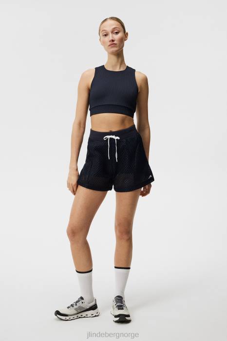 J.Lindeberg kvinner misha mesh-shorts marinen klær F8641728