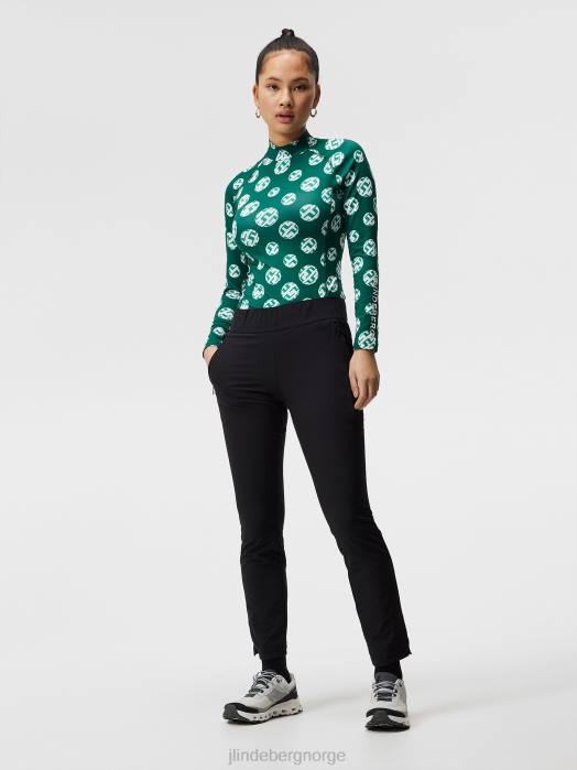 J.Lindeberg kvinner nea pull on golfbukse svart klær F8641752