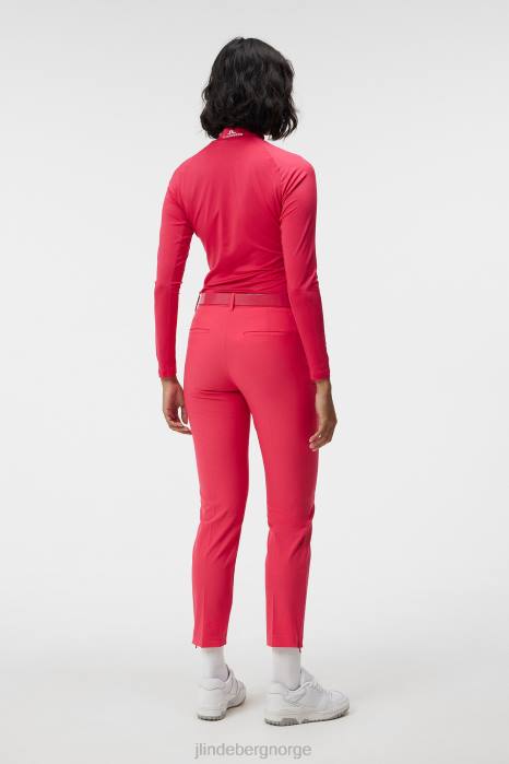 J.Lindeberg kvinner pia bukse rosenrød klær F8641703