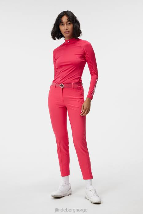 J.Lindeberg kvinner pia bukse rosenrød klær F8641703