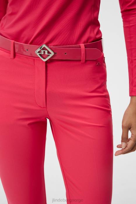 J.Lindeberg kvinner pia bukse rosenrød klær F8641703