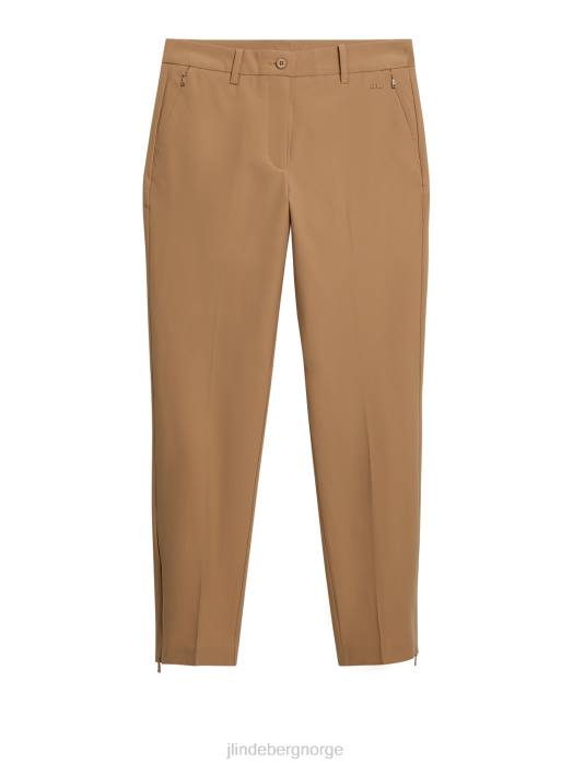 J.Lindeberg kvinner pia bukse tiger brun klær F8641757