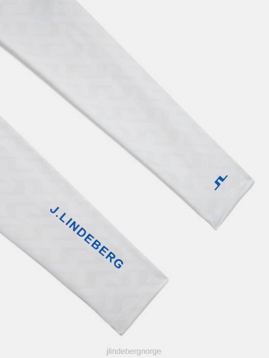 J.Lindeberg kvinner ermer med aylin-trykk hvit trykt bro tilbehør F8641977