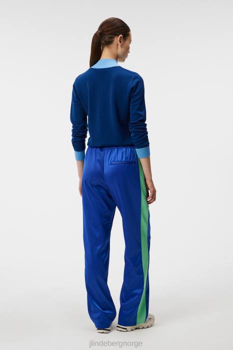 J.Lindeberg kvinner adeline strikket genser liten gutt blå klær F8641764