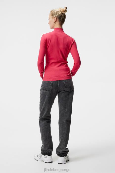 J.Lindeberg kvinner adia strikket genser asalea klær F8641825