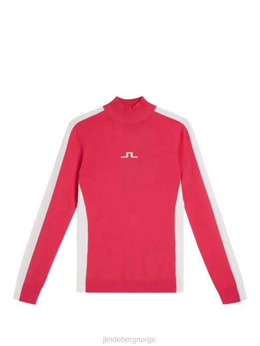 J.Lindeberg kvinner adia strikket genser asalea klær F8641825