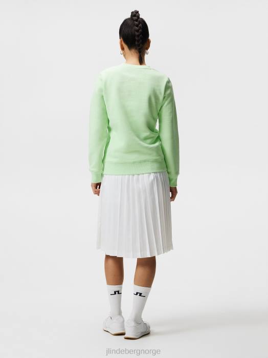 J.Lindeberg kvinner alfa genser patina grønn klær F8641899