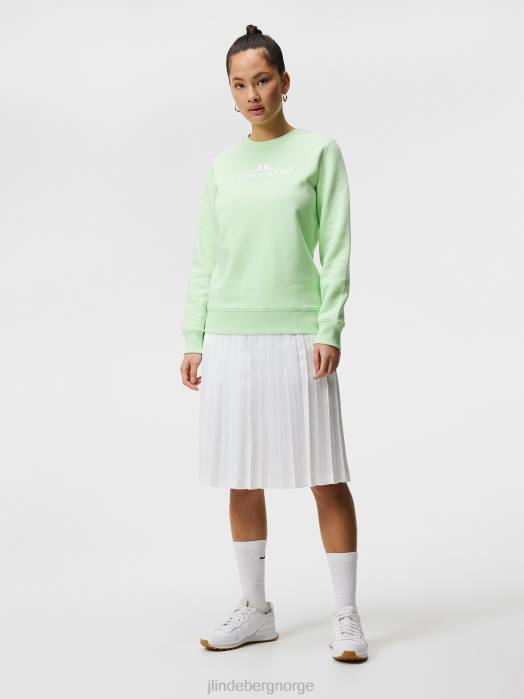 J.Lindeberg kvinner alfa genser patina grønn klær F8641899