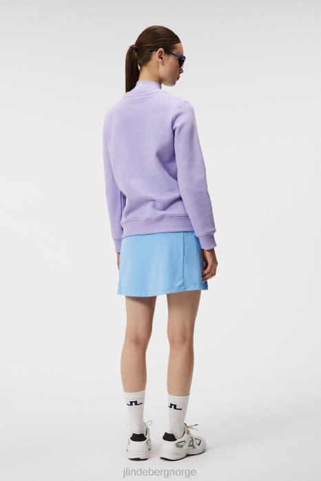 J.Lindeberg kvinner alfa genser søt lavendel klær F8641787