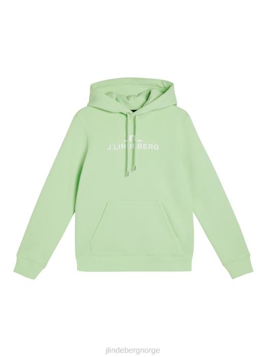 J.Lindeberg kvinner alfa hettegenser patina grønn klær F8641895