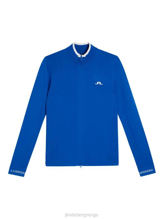 J.Lindeberg kvinner almaida strikket genser lapis blå klær F8641843