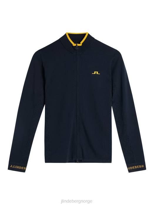 J.Lindeberg kvinner almaida strikket genser marinen klær F8641845