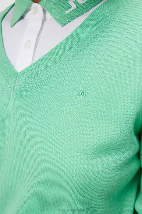 J.Lindeberg kvinner amaya strikket genser jadekrem klær F8641810
