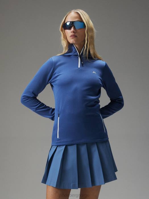 J.Lindeberg kvinner antenne kvart hette blå horisont klær F8641904