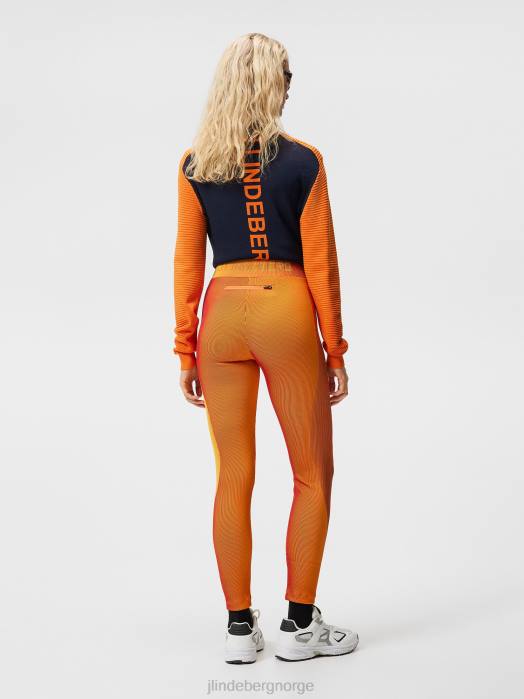 J.Lindeberg kvinner bridget tights chilipepper klær F8641853