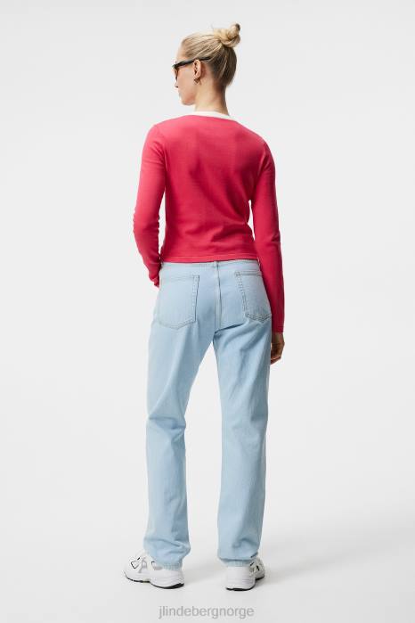 J.Lindeberg kvinner freda strikket cardigan asalea klær F8641830