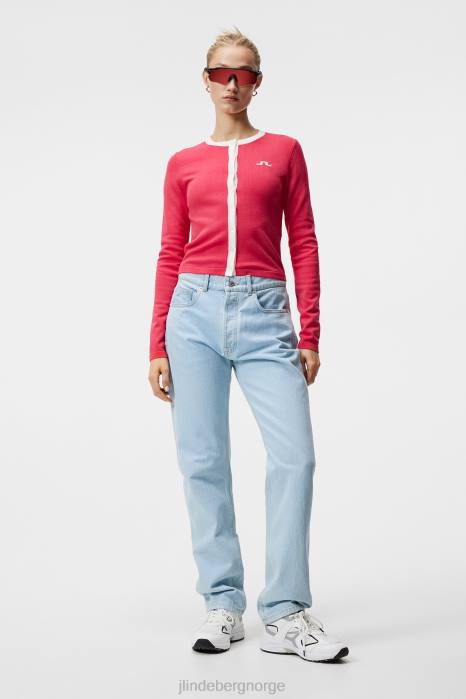 J.Lindeberg kvinner freda strikket cardigan asalea klær F8641830