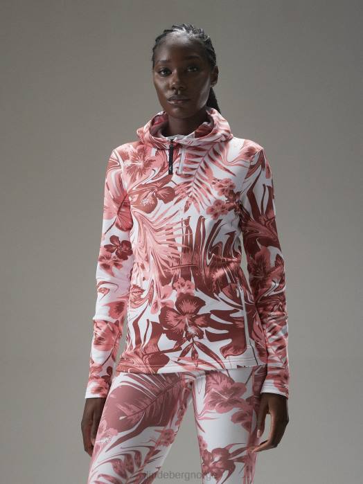 J.Lindeberg kvinner lufttrykk kvart hette hibiskus rosa klær F8641903