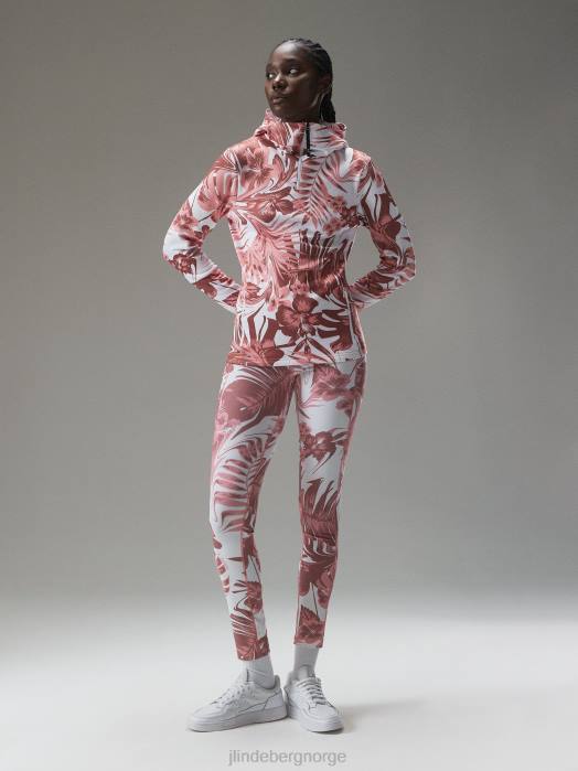 J.Lindeberg kvinner lufttrykk kvart hette hibiskus rosa klær F8641903