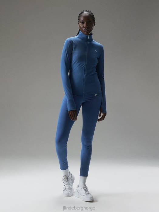 J.Lindeberg kvinner stina mellomlag blå horisont klær F8641906