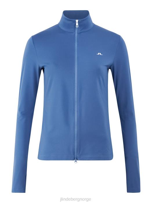 J.Lindeberg kvinner stina mellomlag blå horisont klær F8641906