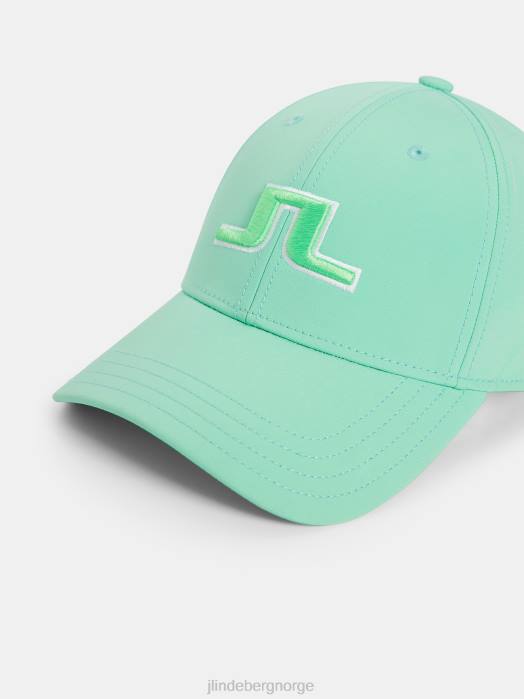 J.Lindeberg kvinner anga cap patina grønn tilbehør F8642006