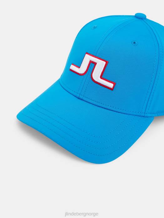 J.Lindeberg kvinner anga cap strålende blå tilbehør F8642007