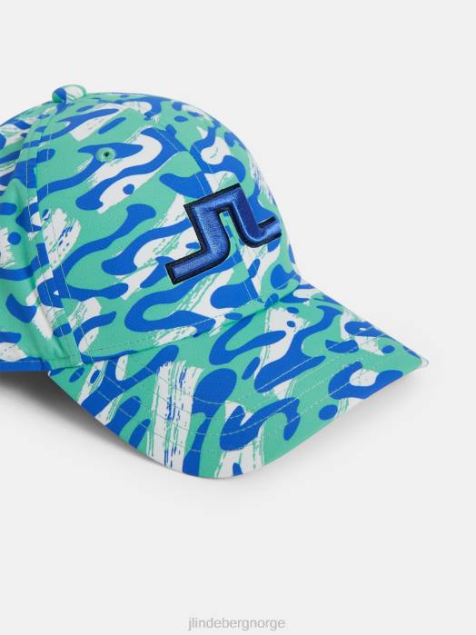 J.Lindeberg kvinner arlene cap caldera jade krem tilbehør F8641952