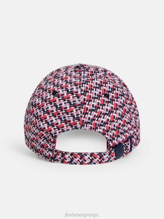 J.Lindeberg kvinner arlene cap micro bridge rose rød tilbehør F8641955