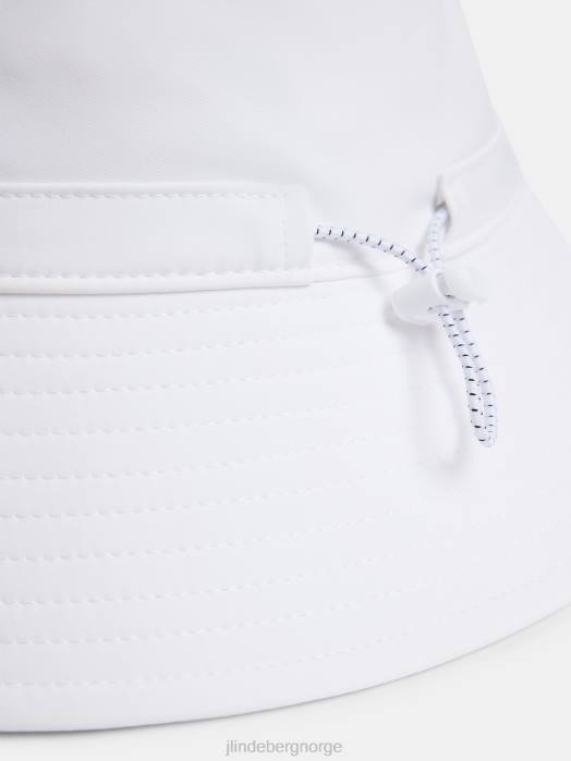 J.Lindeberg kvinner siri bøttehatt hvit tilbehør F8642014