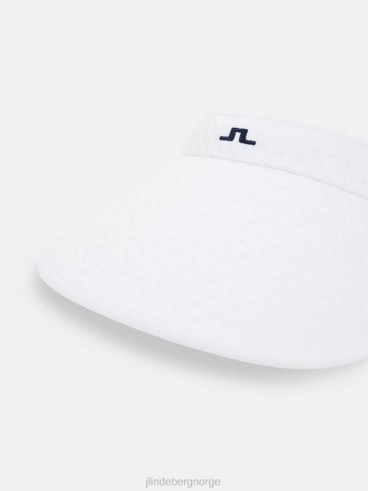 J.Lindeberg kvinner zenna diadem visir hvit tilbehør F8641986