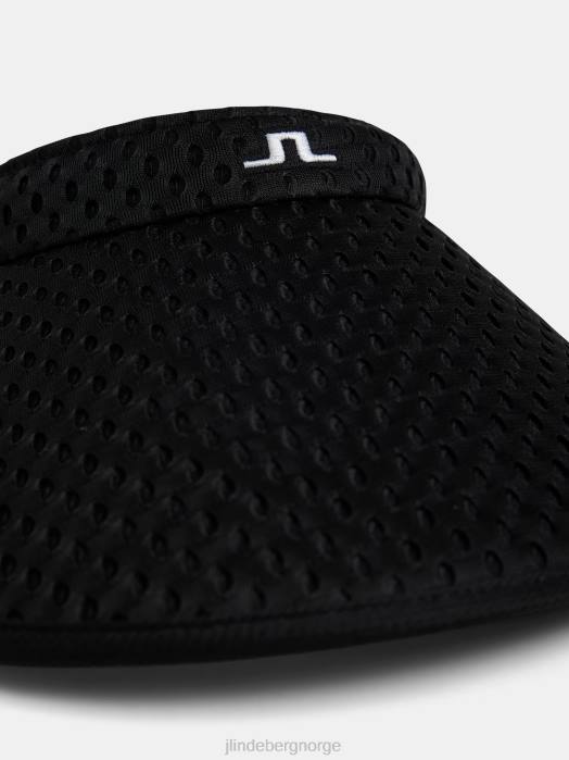 J.Lindeberg kvinner zenna diadem visir svart tilbehør F8641988