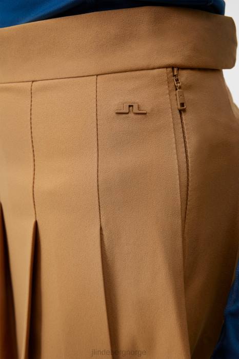 J.Lindeberg kvinner adina skjørt chipmunk klær F8641571