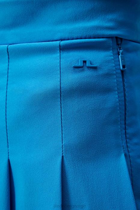 J.Lindeberg kvinner adina skjørt strålende blå klær F8641680