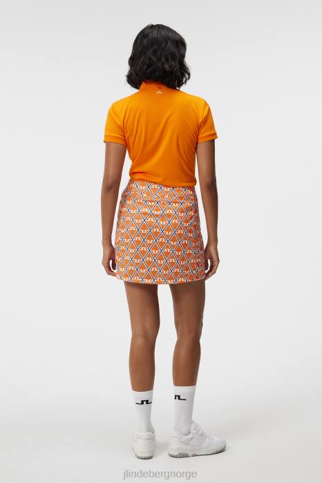 J.Lindeberg kvinner amelie mellomlangt skjørt overdådig diamant klær F8641580