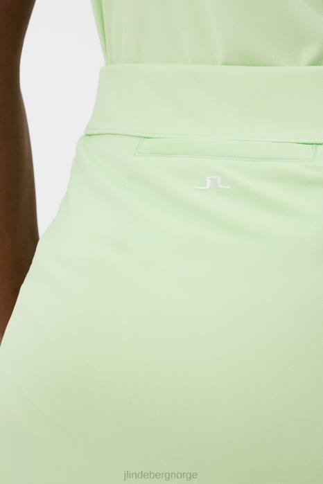 J.Lindeberg kvinner amelie midtskjørt patina grønn klær F8641643