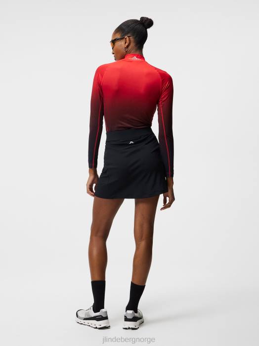 J.Lindeberg kvinner amelie midtskjørt svart klær F8641642